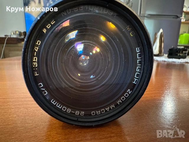 Продавам Обектив Soligor  Zoom. Macro. 28-80. C/D. F:35-45. Ф62. No.381021031. MC , снимка 6 - Обективи и филтри - 55252279