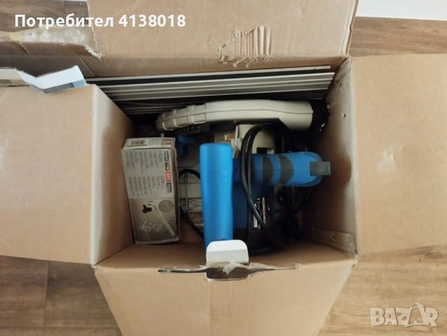 Продавам Ръчен циркуляр Scheppach PL45, 1010 W, ф 145 мм , пълен компплект, почти нов, снимка 3 - Триони и циркуляри - 54602515