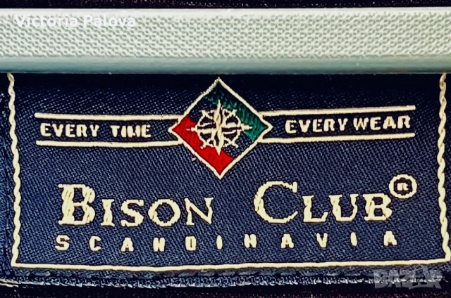 Мьжка маркова черна риза Bison Club Scandinavia, размер L (свободна кройка), снимка 5 - Ризи - 54496765
