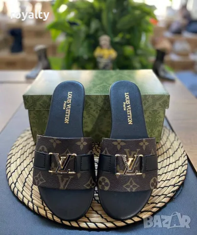 Louis Vuitton Нови Дамски Чехли Луи Витон Различни Цветове , снимка 6 - Чехли - 55329797