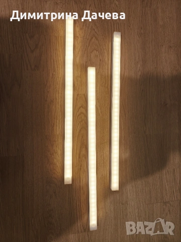 LED лампи 50см 3бр. със сензор за движение - USB-C, Магнитни