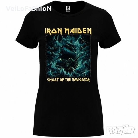 Нова дамска тениска на музикалната група IRON MAIDEN - Ghost of the Navigator
