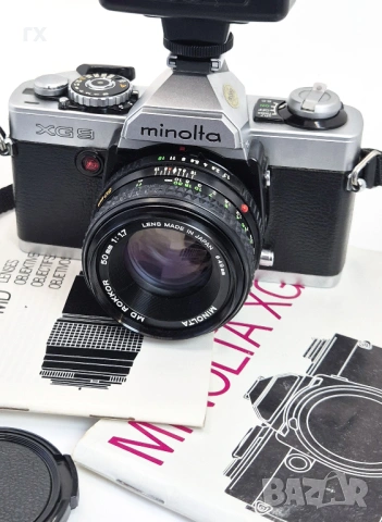 Minolta XG 9 с MD Rokkor 50mm f/1.7 