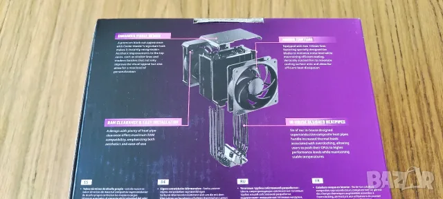 Охлаждане, нов Cooler Master Hyper 612 Apex (Intel, AMD AM4/AM5), снимка 2 - Други - 55465468