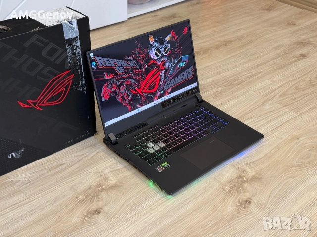 15.6’FHD IPS 300Hz/Ryzen 7-6800H/Nvidia RTX 3060 6GB/Asus ROG Strix/16GB DDR5/1TB SSD, снимка 3 - Лаптопи за игри - 54915746