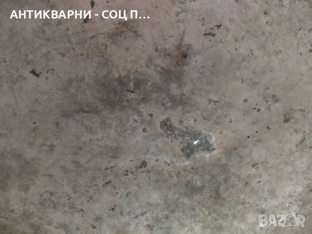 Соц Стара Ръчно Кована Медна Тава Тепсия 1кг. НОМЕР 1812., снимка 5 - Антикварни и старинни предмети - 55533361