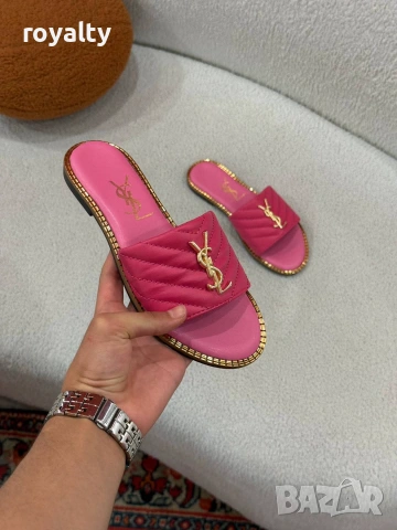 Yves Saint Laurent Нови Дамски Чехли Различни Цветове YSL, снимка 5 - Чехли - 55128994
