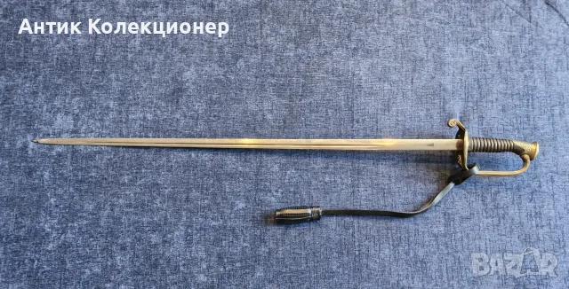 Сабя офицерска, М1855, Франция, снимка 2 - Антикварни и старинни предмети - 55630562