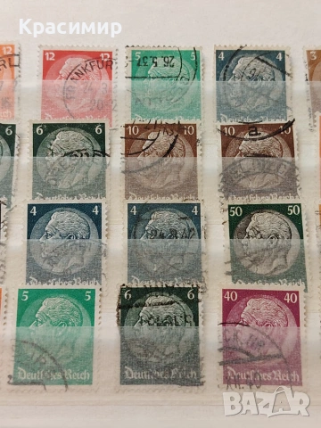 DEUTSCHES REICH , снимка 15 - Филателия - 54979341