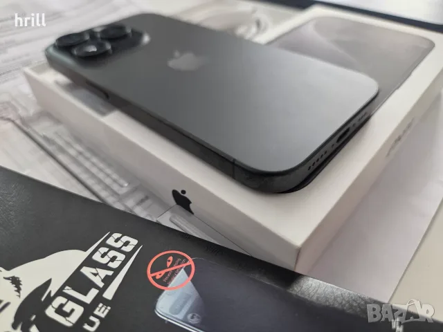 Нов iPhone 15 PRO Гаранция Yettel черен Black Titanium, снимка 5 - Apple iPhone - 55562846