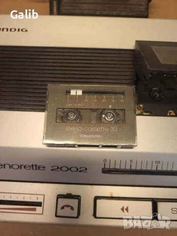 Grundig Stenorette 2002 диктофон, снимка 4 - Антикварни и старинни предмети - 54698459