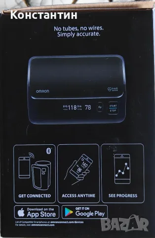Апарат за кръвно налягане OMRON EVOLV чисто нов, снимка 8 - Медицински, стоматологични - 55682996