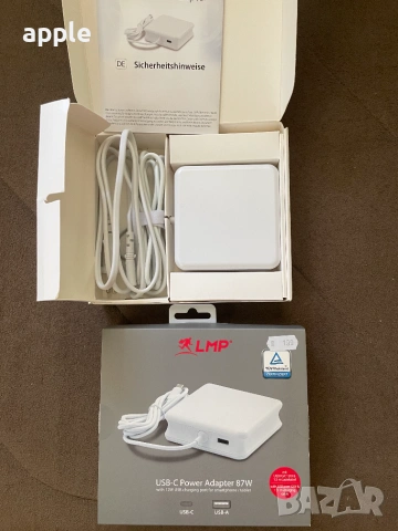 LMP USB-C Power Adapter 87W-Чисто нов, снимка 2 - Лаптопи за работа - 55069111