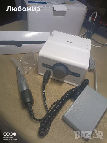 Saeshin STRONG B135 Тренажор за нокти Електрически 100W Бял с педал с 40000 оборота , снимка 3 - Продукти за маникюр - 55403842