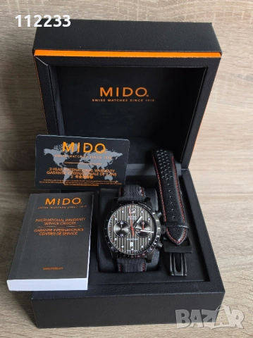 БАРТЕР Mido Multifort Chronograph Automatic-Valjoux 7753 , снимка 3 - Мъжки - 54481554