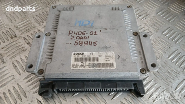 Компютър Peugeot 406 2.0 HDI 2001 0281010363 9641608080