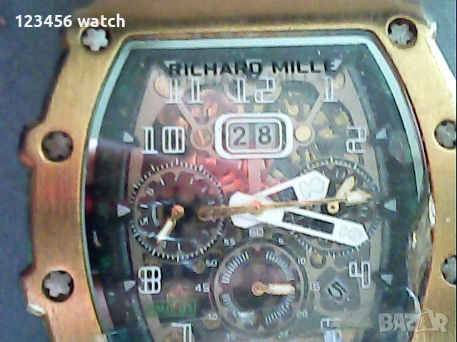 МОШКО 4АСОВНИК RICHARD MILLE работи первектно, снимка 2 - Мъжки - 55181657