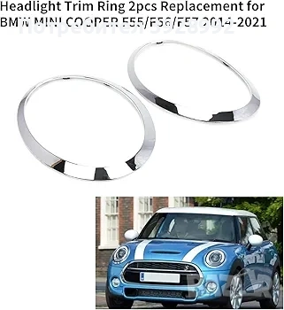 Декоративни пръстени за фаровете на Mini Cooper