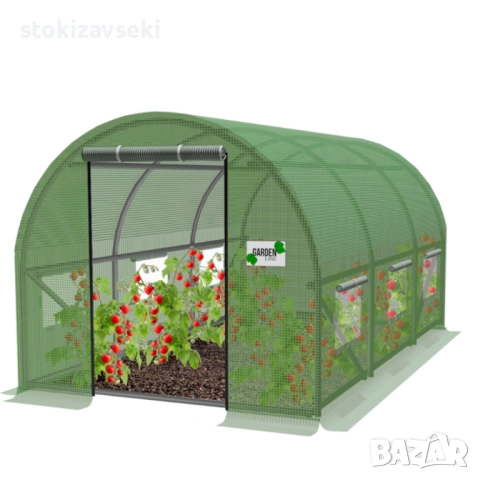 Компактна оранжерия - професионална защита и идеални условия за вашите култури - 3 х 2 х 2м - 3 сегм