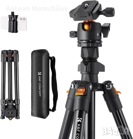 Статив K&F CONCEPT O234A1+BH-36 163см BH-36