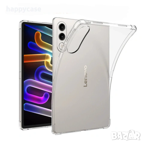 Lenovo Yoga Tab 11.1" 2025 / Удароустойчив прозрачен силиконов TPU кейс гръб калъф