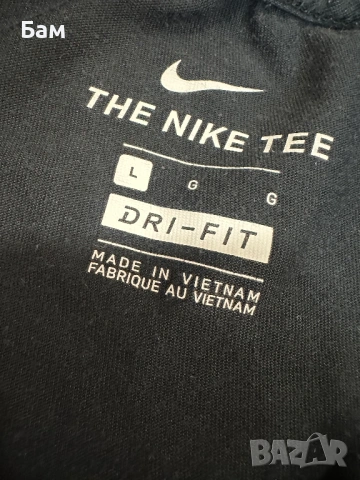Оригинална мъжка блуза Nike Trail Dri-fit размер Л, снимка 4 - Спортни дрехи, екипи - 54681743