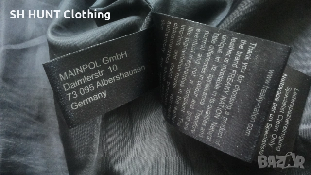 FREAKY NATION LEATHER Jacket Размер XL мъжко яке естествена кожа 16-27, снимка 17 - Якета - 54804668
