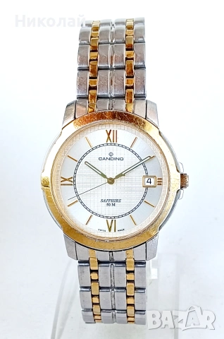 Candino sapphire 50m - швейцарски мъжки кварцов часовник 