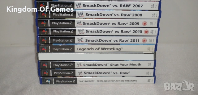 Игри за PS2 SmackDown Vs Raw 2011 2010 2009 2008 2007/Just Bring It/Shut Your Mouth/TNA iMPACT!, снимка 13 - Игри за PlayStation - 54078381
