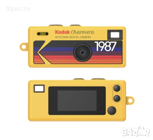 НОВО!!! Цифров фотоапарат тип ключодържател Kodak Charmera, случаен цвят, 58x24.5x20mm  , снимка 5 - Фотоапарати - 54662851