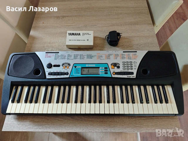 Синтезатор YAMAHA PSR-170 със сустейн педал YAMAHA FC5 чисто нови 