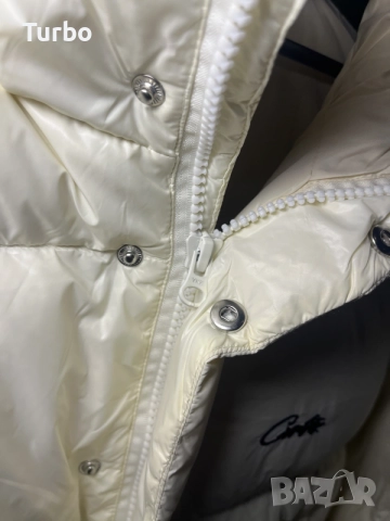 Яке Corteiz Bolo Jacket Cream S  - YKK Zip - Ново без етикет, снимка 4 - Якета - 55543183
