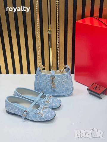 Gucci Нови Дамски Елегантни Обувки и Чанта Различни Цветове , снимка 13 - Чанти - 55252640