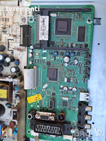 MAIN BOARD ,17MB45-3,V1 ,for 22inc DISPLAY LTA216AT01 , CROWN  модел TFT LCD 22884 , снимка 2 - Части и Платки - 54998367