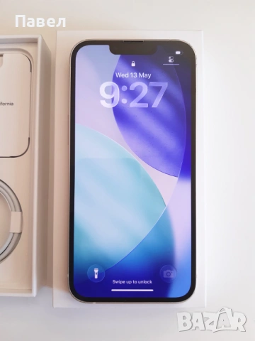 iPhone 13 - (128GB - Starlight / Бял) - Отличен, снимка 2 - Apple iPhone - 54543449