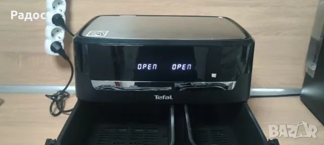 Двузонов фритюрник с горещ въздух Tefal Dual Easy Fry EY9018 8.3L , снимка 6 - Фритюрници - 55292490