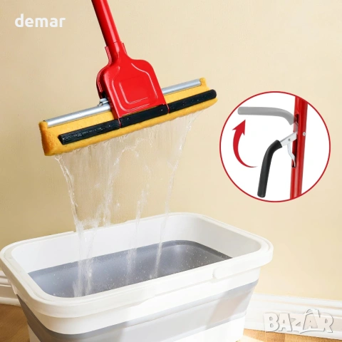 LILAC SWOP One Mop – моп с въртяща се глава и 2 сменяеми гъби (cellulose sponge), снимка 8 - Мопове, кофи, четки и метли - 54943103