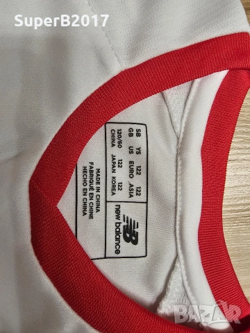 Продавам - чисто нова детска футболна тениска New Balance размер 122, снимка 2 - Детски тениски и потници - 54732787