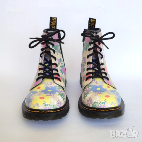 Боти Dr. Martens AirWair естествена кожа, снимка 4 - Дамски боти - 54845685