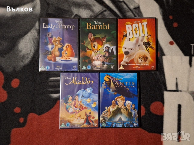 НОВИ DVD на Дисни, английски издания, снимка 2 - DVD филми - 54477617