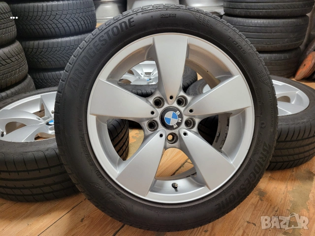 Bmw 17" 5x120 с гуми 225/50/17 оригинални джанти, снимка 8 - Гуми и джанти - 54045447