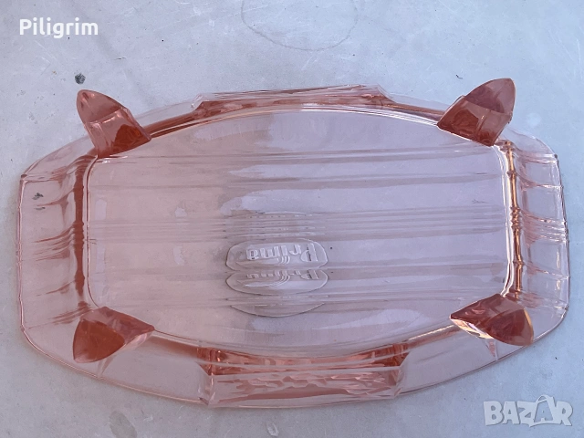 Ваза - жадиниера «Ankerglas Bernsdorf» (модел № 1506), 1937 г., снимка 6 - Антикварни и старинни предмети - 55278457