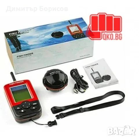 Сонда за сонар Fish Finder цветен дисплей, обхват 100 м (опция за усилване на обхвата от нас), снимка 3 - Стръв и захранки - 55567599