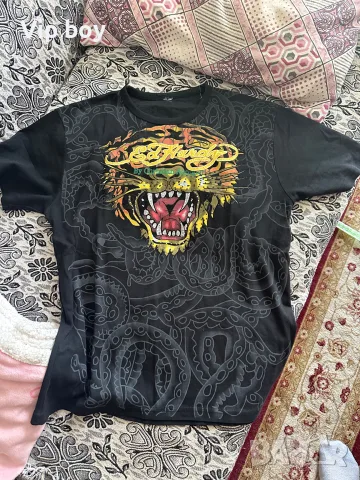 Ed hardy Christian Audigier 2006г. ТОП ОРИГИНАЛ, снимка 2 - Тениски - 55683582