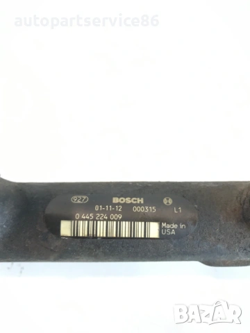 Горивна рейка Bosch за Fiat Ducato / Citroën Relay / Peugeot Boxer 2.8 HDi (2002-2006) 0445224009 , снимка 2 - Части - 54474386