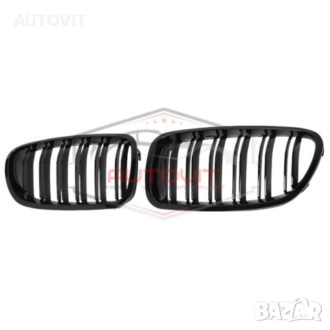 Двойни бъбреци за BMW F10 F11 черен гланц M performance ф10 ф11, снимка 3 - Аксесоари и консумативи - 55006213