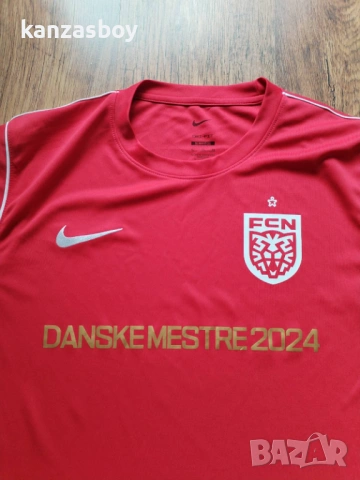 nike fc nordsjælland - МЪЖКА ФУТБОЛНА ТЕНИСКА ХЛ, снимка 2 - Тениски - 54264742