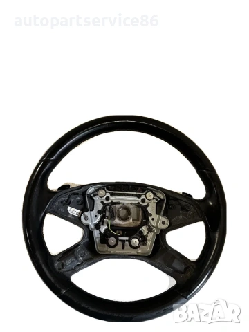 Волан с черна кожа за Mercedes W212 (2012) A2124600403 