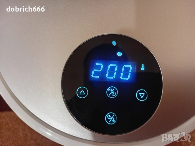 Фритюрник без мазнина Star-Light Air fryer DAFB-1509WH 900W 1.5 л Control Digital LED дисплей, снимка 6 - Съдове за готвене - 55072070