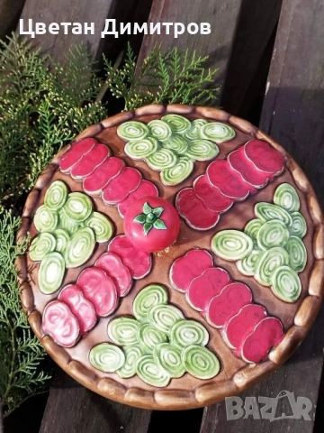 керамична цветна купа за приготвяне, ръчна изработка , снимка 4 - Прибори за хранене, готвене и сервиране - 54083949